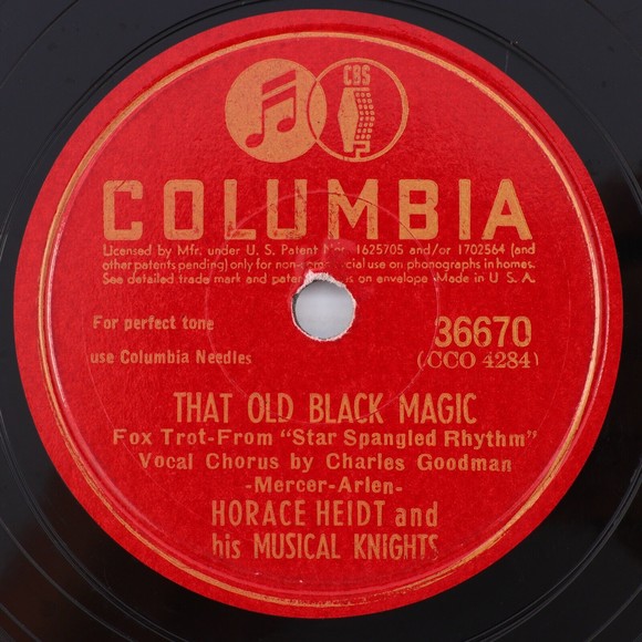 Horace Heidt - That Old Black Magic / If I Cared Less - 1943 78 rpm Record 36670 - Picture 1 of 16